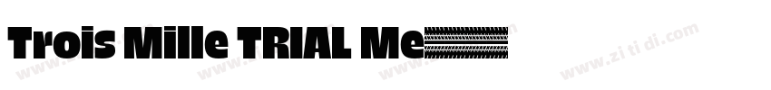 Trois Mille TRIAL Me字体转换